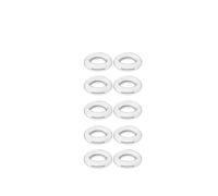 5 à 10 paires de poignées d'oreille en silicone antidérapantes for lunettes | Support de bouchon de crochet d'oreille de jambe de lunettes(5pair clear)