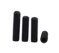 5 à 10 vis sans tête hexagonales creuses en acier noir DIN916, références M1.6, M2, ., M3, ., M4, M5, M6, M8 et M10(6mm,M2 10pcs)