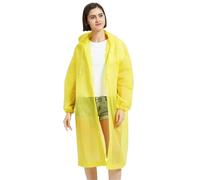 5 à 20 imperméables EVA d'extérieur Non jetables, Une pièce, Portables, épais, for Voyage pour Festival Vélo Randonée(Yellow,5PCS)