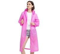 5 à 20 imperméables EVA d'extérieur Non jetables, Une pièce, Portables, épais, for Voyage pour Festival Vélo Randonée(Pink,10PCS)