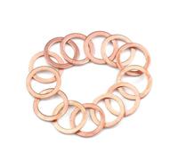 5 à 25 pièces Rondelle plate en cuivre, joint torique, cales(M8x11x1mm 50pcs)