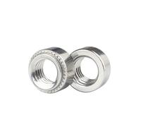 5 à 50 écrous auto-sertisseurs M2 à M10 en acier inoxydable 304, épaisseurs de tôle : 0,8 mm, 1,0 mm, 1,2 mm, 1,4 mm, 2,3 mm et 3,2 mm. Écrous à sertir.(M2-0.8mm (50Pcs))