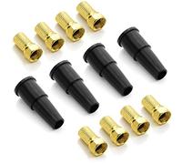 5 adaptateurs deleyCON pour antenne télé et satellite Montage SET 12teilig or