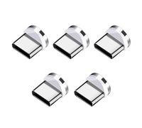 5 Adaptateurs Magnétiques USB C Généralités - Câble de Charge USB C Magnétique Tête (7 Broches) Compatible avec IPhone 15 Pro Max, Samsung Galaxy S23/S22, Huawei, Pixel, OnePlus, PS5