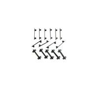 Carrera Clips de raccordement pour rails Go – 15 pièces