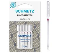 5 Aiguilles Schmetz stretch (PFAFF stretch) Lot Piston Plat 130/705 H pour PS Épaisseur de 75/11