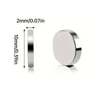 5 aimants néodyme, aimants Néodyme 10 mm x 2 mm . aimant très puissant .