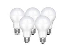 5 Ampoules LED E27 blanc froid 9W 220V A60 180° - Blanc Neutre 4200k - 5500k