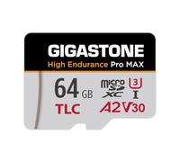 【5 ans de récupération de données gratuite】【Dash Cam】Carte Micro SD GIGASTONE 64 Go, TLC High Endurance Pro Max, vitesse jusqu'à 95 Mo/s, compatible avec Redtiger Rove Viofo Vantrue, Pruveo, MicroSDXC