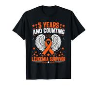 5 Ans et Compter la Sensibilisation des survivants de leucémie T-Shirt