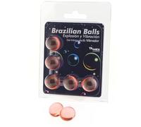 5 BALLES BRAZILIANES EXPLOSION DE GEL D'AROMAS EXCITANT VIBRACION BRAZILIAN