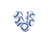 Speeron : 5 ballons de football spécial entraînement taille 5 - 440 g Blanc G