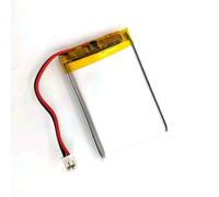 5 Batteries Lithium-Ion, 3.7v, 1500mah, 912755 Li, Avec Connecteur Jst De 2.0mm, Vérifié, Msds/Ul