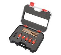 5 Bits De Forage À Comptoir Limite Ensemble Pour La Profondeur En Plastique En Bois Case Stockage Stockage Professionnel Accessoires Travail Du Précisions Contre-coup Compte