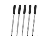(5 BLACK INK) - Mini Short 7 cm Black Ink Ballpoint Pen Refills (5 BLACK INK)