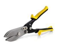 5-Blade Hand Crimper Sheet Metal Tools, 10-1/2" Sheet Metal Crimper Gutter End Cap Duct Crimping Tool