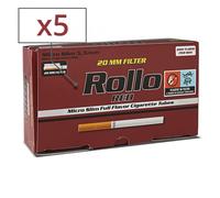 5 boites de 200 tubes micro slim rollo red