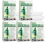 5 Boîtes Moringa 10 in 1 Patches,Advanced Nano Microneedle Patch,for Body Types, Easy to Apply,ACCESSOIRES BEAUTE - BIEN-ETRE