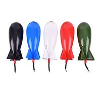5 Bombe Spod de pêche, mangeoires pour pêche à la Carpe, Lanceur d'appâts Portable PP mangeoire de Carpe Grande Bombe Flotteur leurre Porte-appât mangeoire de pêche, 14.5cm