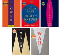 5 Books Set By Robert Greene [The Concise 48 Laws Of Power; The Concise Laws of Human Nature; The Concise Mastery; The Concise Art of Seduction & The Concise 33 Strategies Of War] [Paperback, 2020]