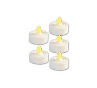 5 Bougies à LED Style Chauffe-Plat