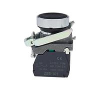 5 boutons poussoirs XB4-ba31 XB4-ba42 XB4-ba11 XB4-ba21 XB4-ba51 XB4-ba61, sans voyant(Black,2NO)