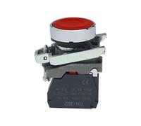 5 boutons poussoirs XB4-ba31 XB4-ba42 XB4-ba11 XB4-ba21 XB4-ba51 XB4-ba61, sans voyant(Red,2NO)