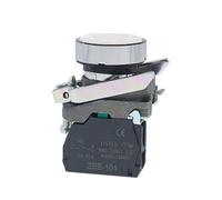 5 boutons poussoirs XB4-ba31 XB4-ba42 XB4-ba11 XB4-ba21 XB4-ba51 XB4-ba61, sans voyant(White,2NO)
