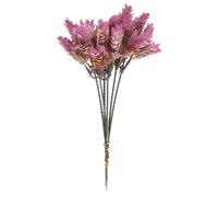 5 Branches 6 Têtes En Faux Ananas Artificiel Violet Pour