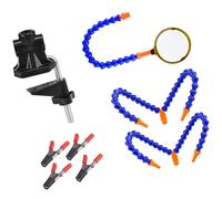 5 Bras Souderie Flexible Helping Hand Table Table Pince Avec Soudure Flexible Soudeure Du D'outil De Réparation La Partie Pince Soudage Réglable