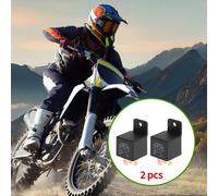 5 Broches 48V 80A Relais Auto Avec Trou De Suspension En Plastique Relais De Voiture Polyvalent Étanche 2 Pcs Noir