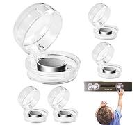 5 cache-boutons four - Sécurité enfant - Couvercle bouton poêle - Taille universelle avec adhésif puissant - Accessoire cuisine pour la sécurité des enfants