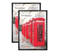 5 Cadre d'affiche Noir Black High-Gloss Vertical & Horizontal Wall suspendu grand cadre photo pour les photos Affiches et imprims d'art (2 pack)