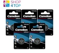 5 CAMELION BATTERIES CR2320 LITHIUM 3V PILE COIN BR2320 DL2320 1BL EXP 2031 NEUF