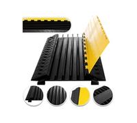 5 Canaux Passage de Câble Pont Protection Rampe PVC et en Caoutchouc