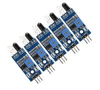 ❥❥5 Capteurs Infrarouges Réglables pour éviter Les Obstacles, Modules de Détection de Réflexion IR pour Voitures Robots et Chaîne de Montage.