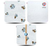 5 Carrés Démaquillants Lavables, JaMoonLBV JmL® Made in France - Coton Démaquillant Réutilisable Visage Doux, Écologique, Économique - Disques Démaquillants Bambou Épais - Lot Lingettes Démaquillantes