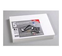 Clairefontaine 193658C - Un paquet de carton Mousse 5 feuilles 21x29,7 cm, épaisseur 10 mm, Blanc