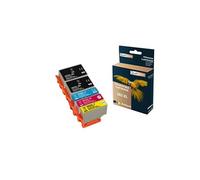 QUALITONER - 5 Cartouche compatible pour EPSON 202 XL 202XL Noir + Cyan + Magenta + Jaune + Photo Noir pour Epson Expression Premium XP-6000 XP-6005 X Noir