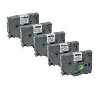 5 Cartouche ruban pour Brother GL H105 100 200 H100 noir blanc