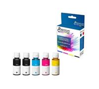 - 5 Cartouches compatible pour CANON GI55 GI 55 multi-couleurs Maxify GX 1050, Maxify GX 2050, Maxify GX3050, Max
