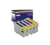 5 Cartouches Compatibles avec Epson Stylus S20, S21 remplace Epson T0711 T0712 T0712 T0714 -