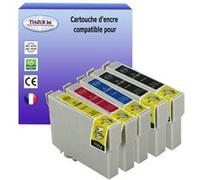 5 Cartouches Compatibles avec Epson T0711 / T0712 / T0712 / T0714 - T3AZUR G