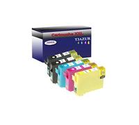 5 Cartouches Compatibles pour Epson WF3010DW, WF3520DWF, WF3530DTWF remplace Epson T1291 T1292 T1293 T1294 -
