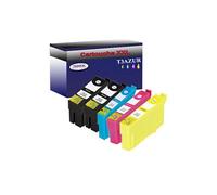 5 Cartouches Compatibles pour Epson WorkForce Pro WF4730DTWF remplace Epson T3591 T3592 T3593 T3594 (35XL)- T3AZUR