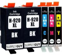 5 Cartouches d'encre Compatible avec HP 920 XL / C2N92AE pour HP OfficeJet 6000 6500 6500a 6500a Plus 7000 7500a