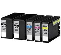 5 Cartouches d'encre compatibles pour Canon Maxify MB2000 Series, MB2050, MB2300 Series, MB2350 | PGI-1500XL