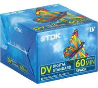 5 Cassette Vidéo Sealed Tdk Dv Numérique Standa 60 Min.sp / 90 Min LP Dvc