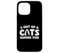 5 Chats sur 4 Vous ignorent - Chat Maman Chat Papa Coque pour iPhone 13 Pro Max