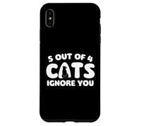 5 Chats sur 4 Vous ignorent - Chat Maman Chat Papa Coque pour iPhone XS Max